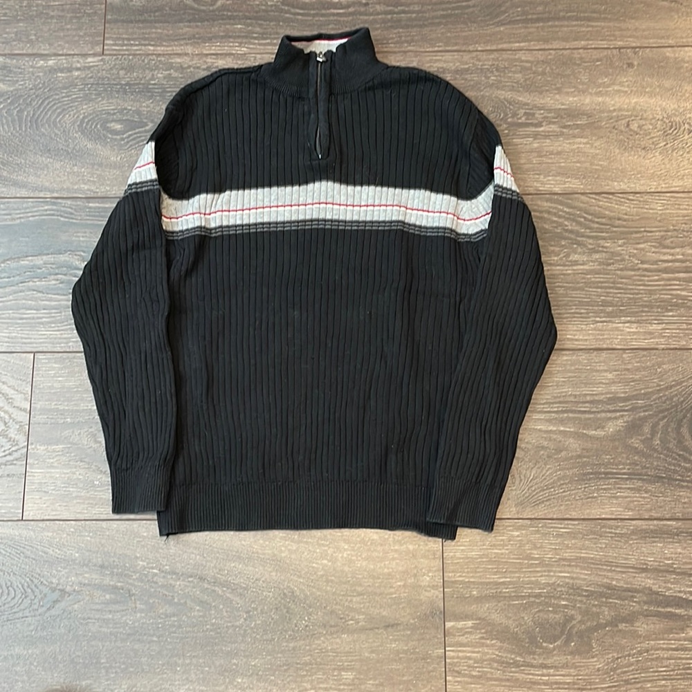 XG Boy’s Long Sleeve Mock Neck Sweater 1/4 Zip Pullover Sweater